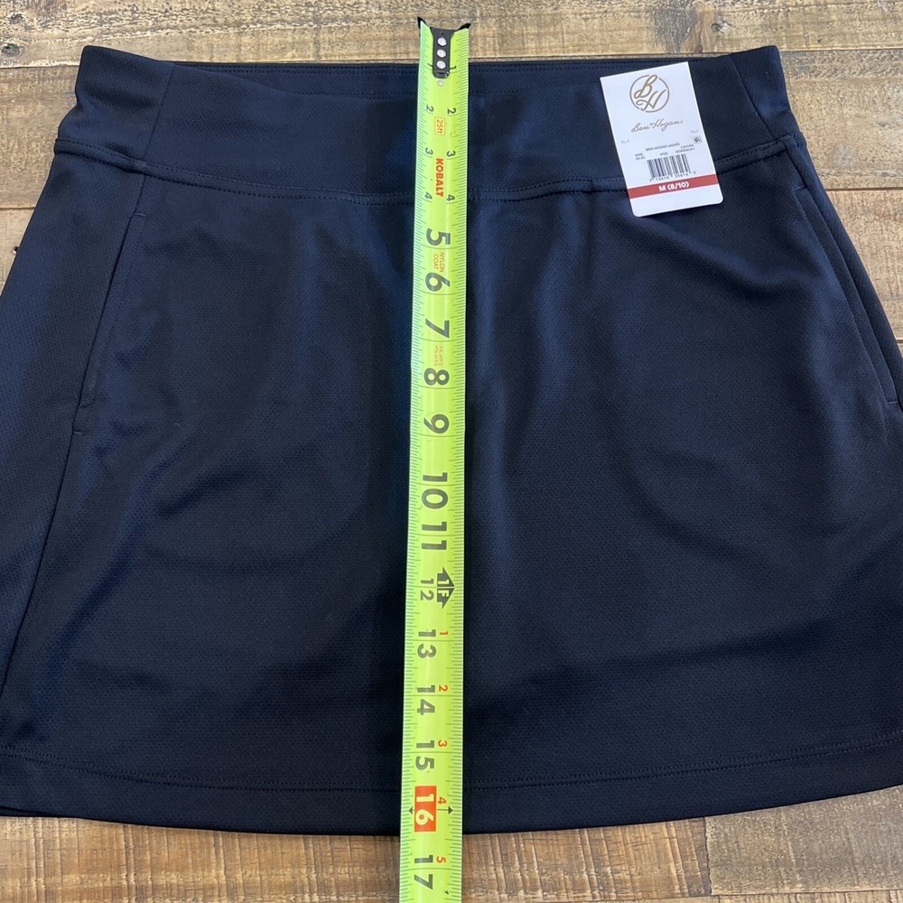 Lady Ben Hogan Golf/Tennis Active Skort Skirt Women's Size 8/10 Black Pockets - Picture 5 of 7